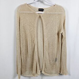 Vintage Giorgio Armani Open Knit Cardigan in Cream - Size 40 (Italian)
